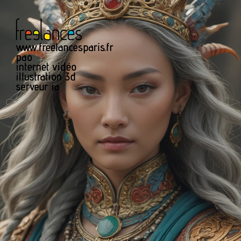 Pao mise en page internet vidéo illustration 3d serveur IA générative AI freelance paris studio de création magazines 8lcu1wo0